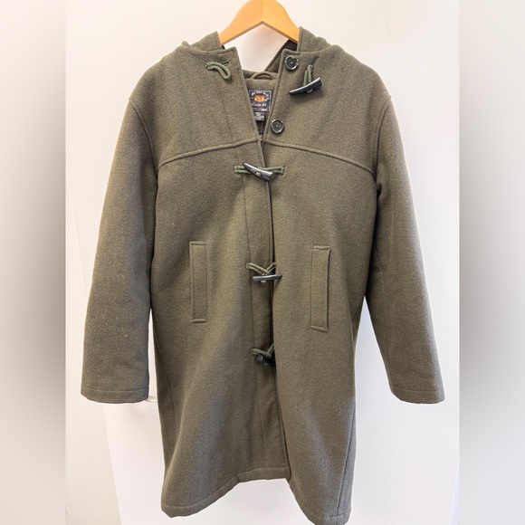 Men´s Route 66 Olive Green Toggle Duffel Coat Size...